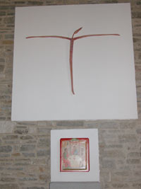 particolare affresco in Chiesa