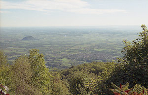 panorama con la Rocca di Cavour