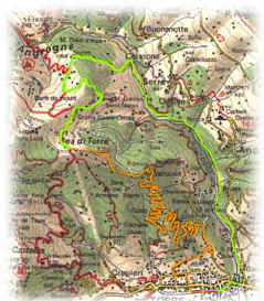 GIRO DELLA SEA DI TORRE 1277 m. (percorso)